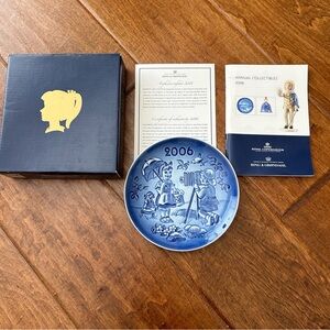 2006 Bing & Grondahl, Children's Day Plate with box and certificate.